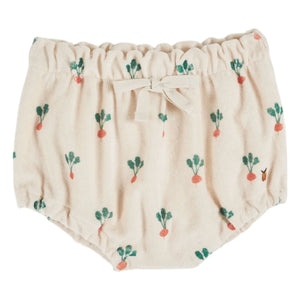 Emile et Ida - Organic Cotton Carrot Pattern Bloomers | Cream