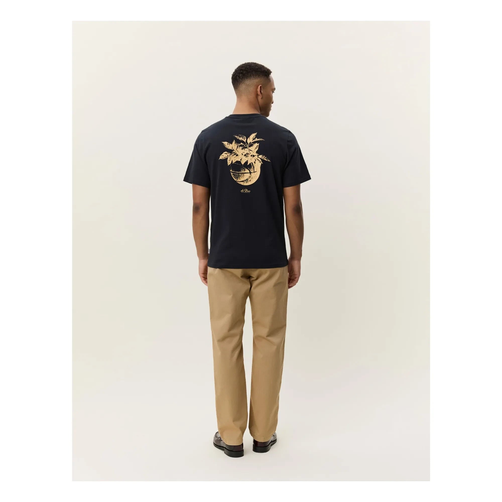 Les Deux - Plant T-shirt | Blue black