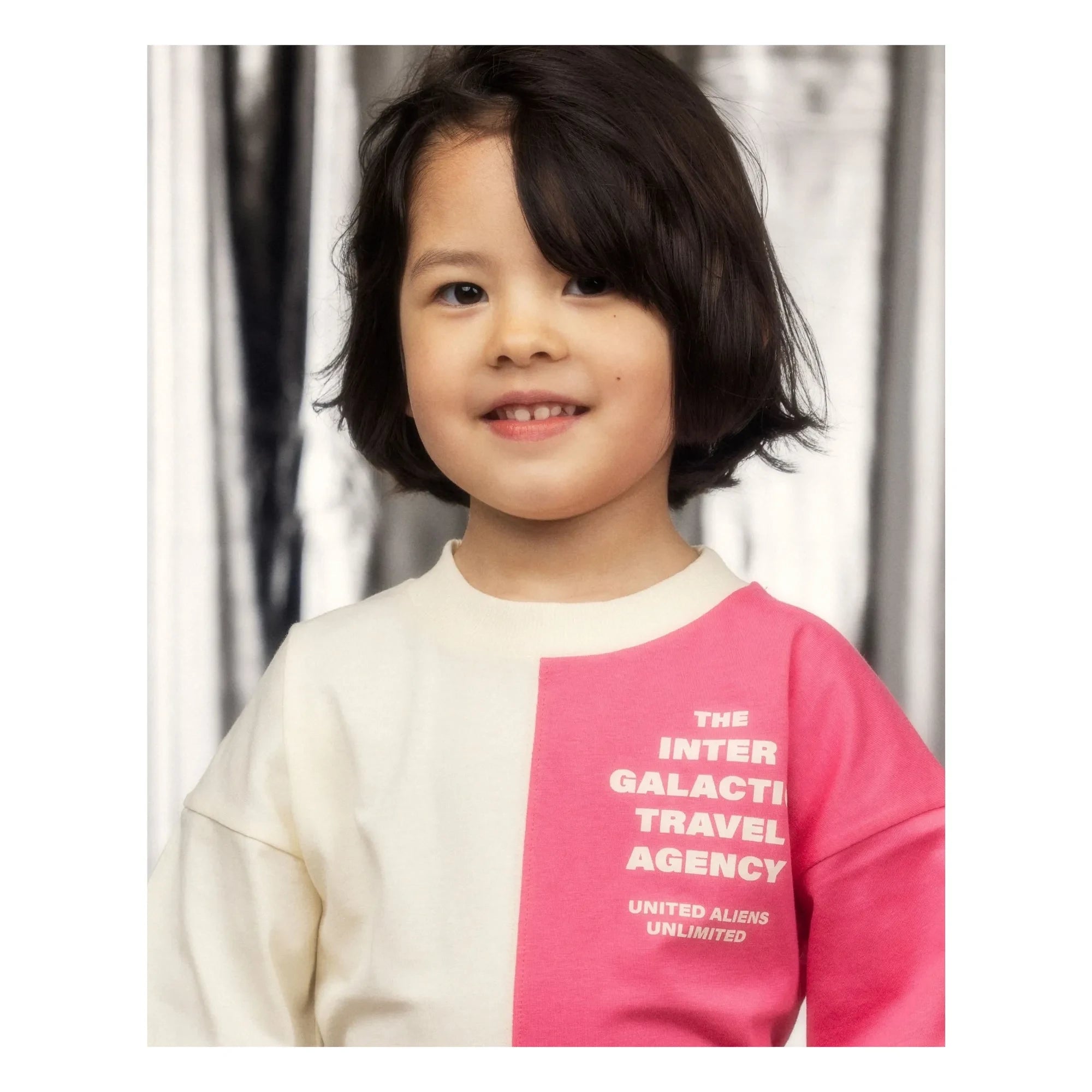 Mini Rodini - Split T-shirt Organic cotton | Pink