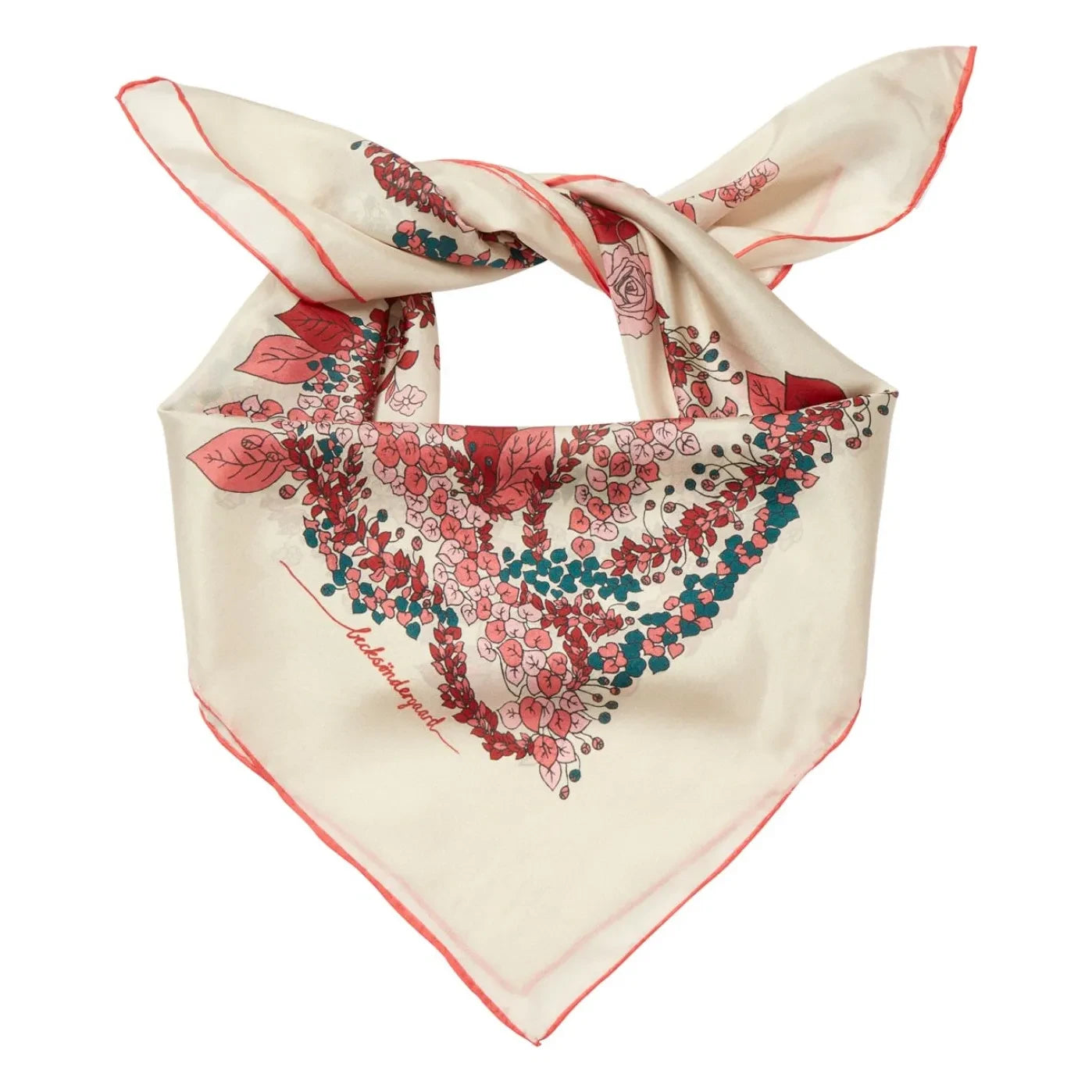 Becksöndergaard - Wintery Sia Silk Scarf | Ecru
