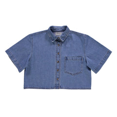 Poudre Organic - Carvi Denim Gömlek | Mavi
