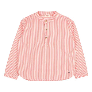 Búho - Kurta Striped Seersucker | Red