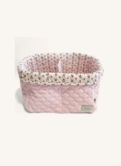 Editions Aimable - Paolo rectangular storage basket | Dragée Pink Gazlı