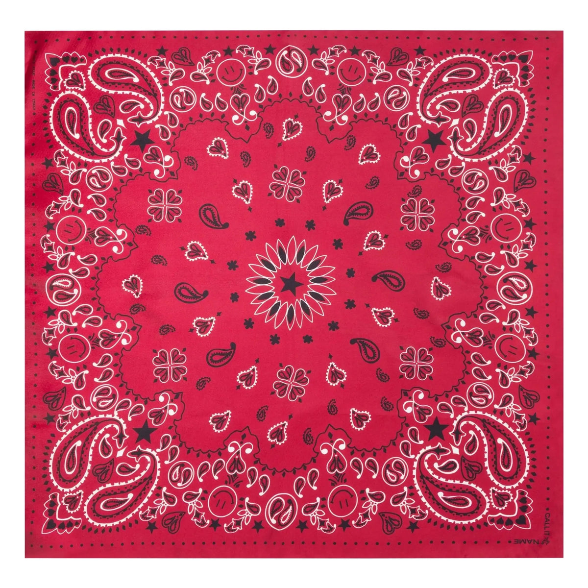 Call it by your name - Small Silk Bandana | Red