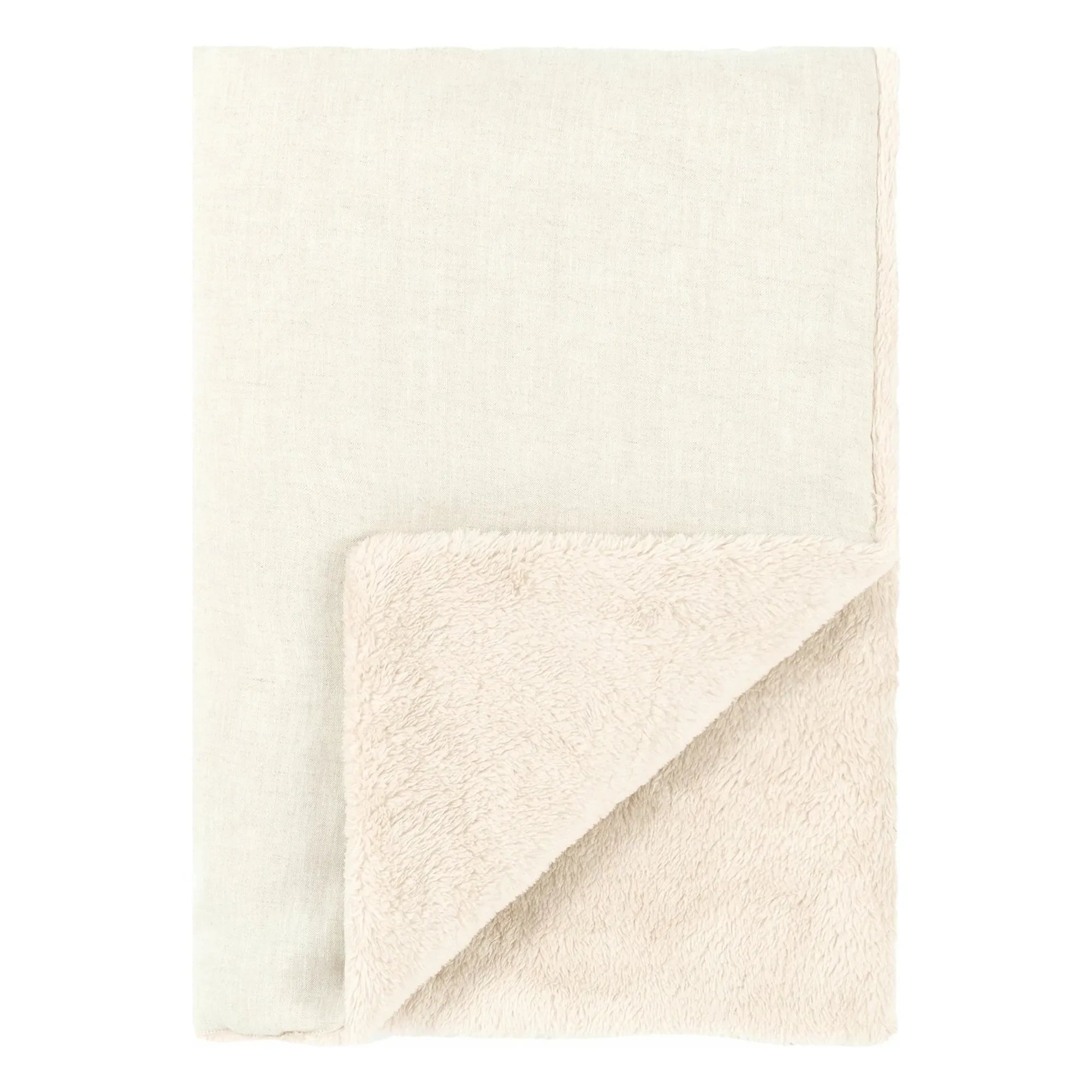Nobodinoz - Lined Blanket - French Linen | Oatmeal