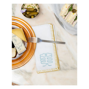 Tarta Gelatina - Embroidered Napkins - Set of 4