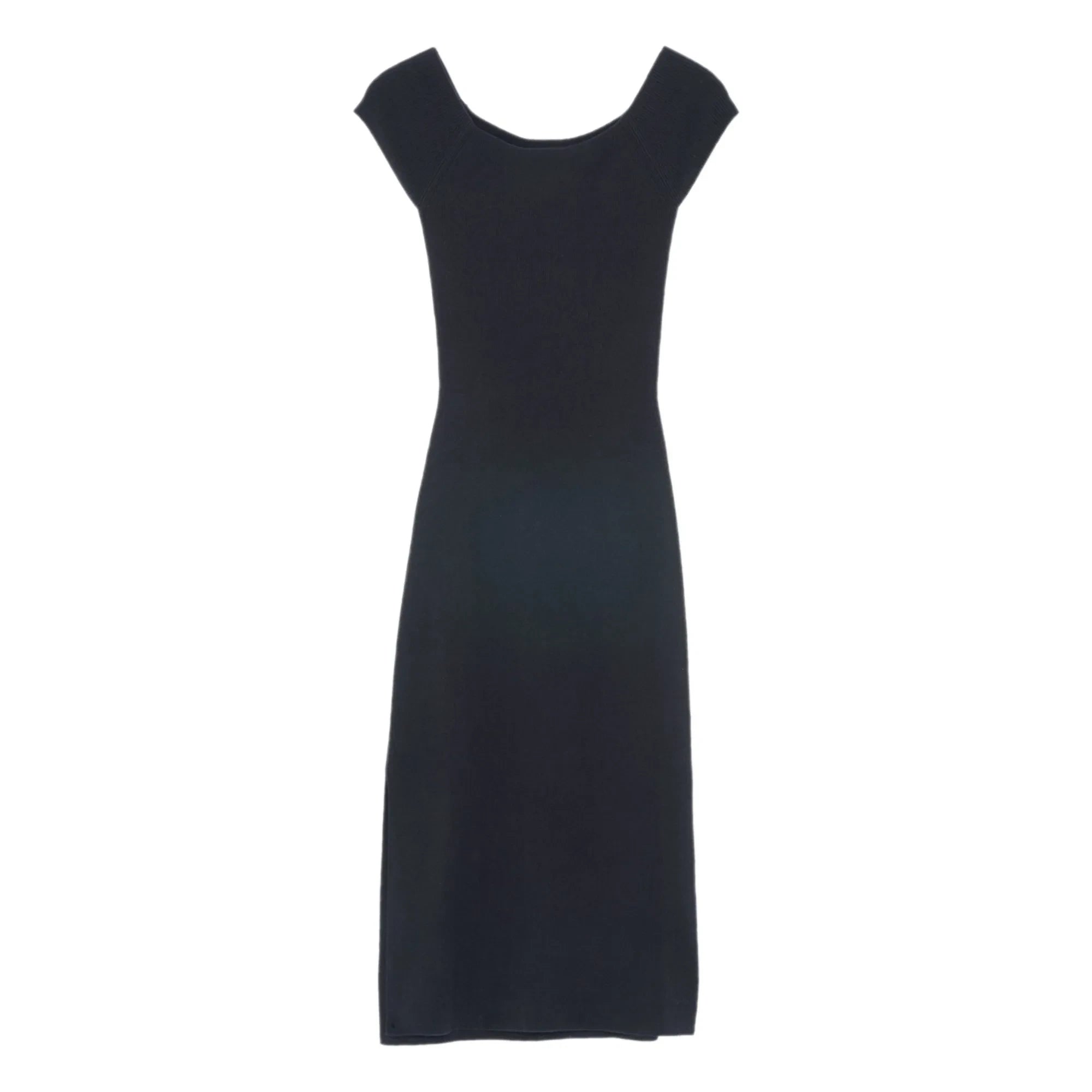 Bompard - Silk and Cashmere Bardot Neck Dress | Black