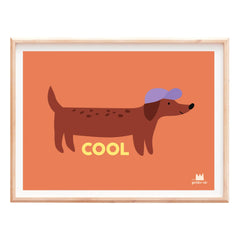 Ma petite vie - Stylish Dog Poster