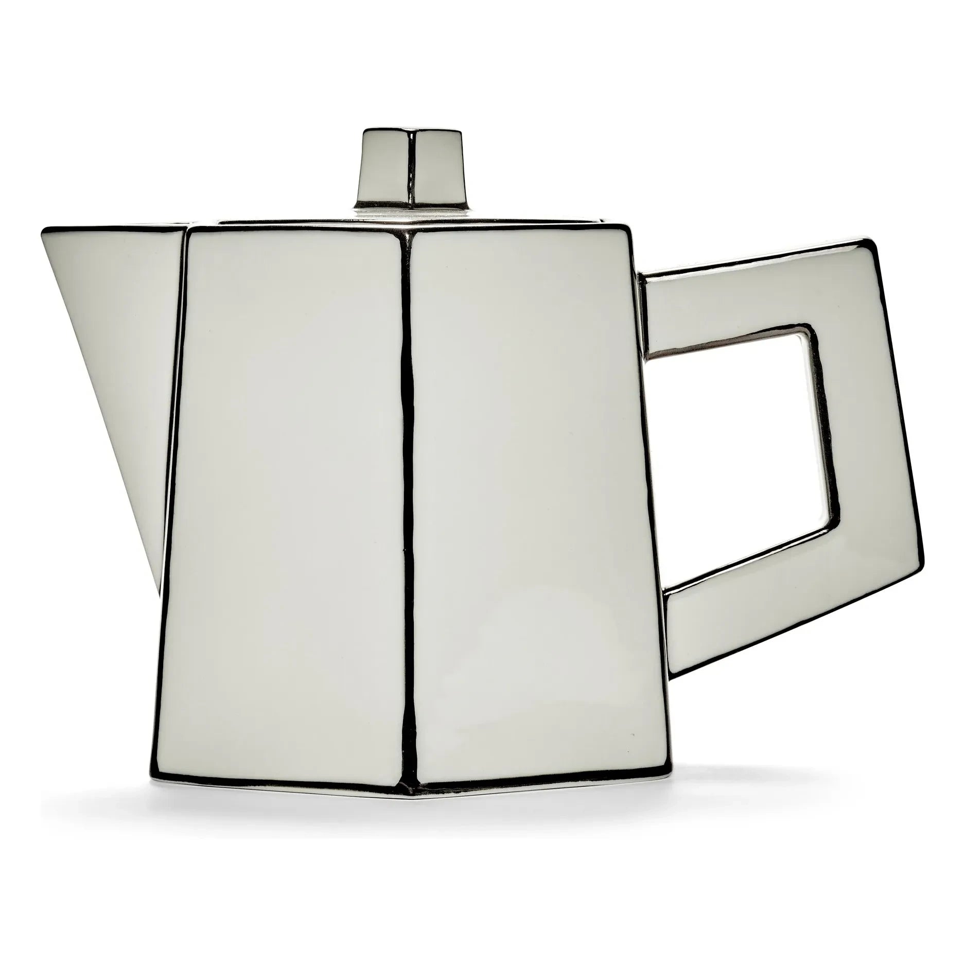 Serax - Carte blanche teapot | Noir/White