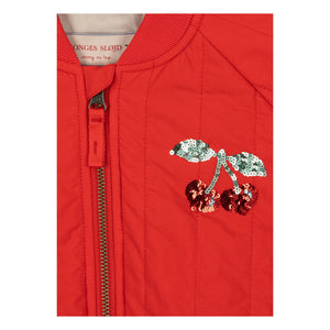 Konges Sløjd - Mon Chéri Sequin Quilted Jacket | Red