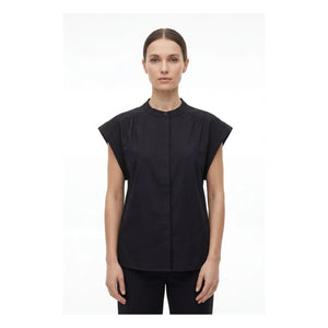 Hod - Amandine Cotton Blouse | Black