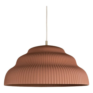 Schneid Studio - Cascading Ceramic Pendant Lamp | Rust