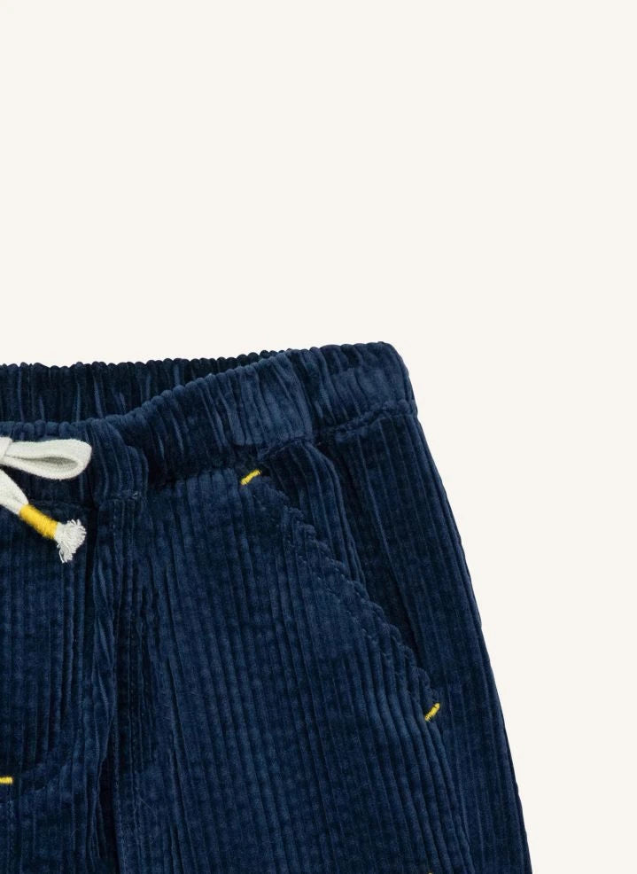 Bonton - Datcha Fitilli Kadife Pantolon | Koyu Mavi