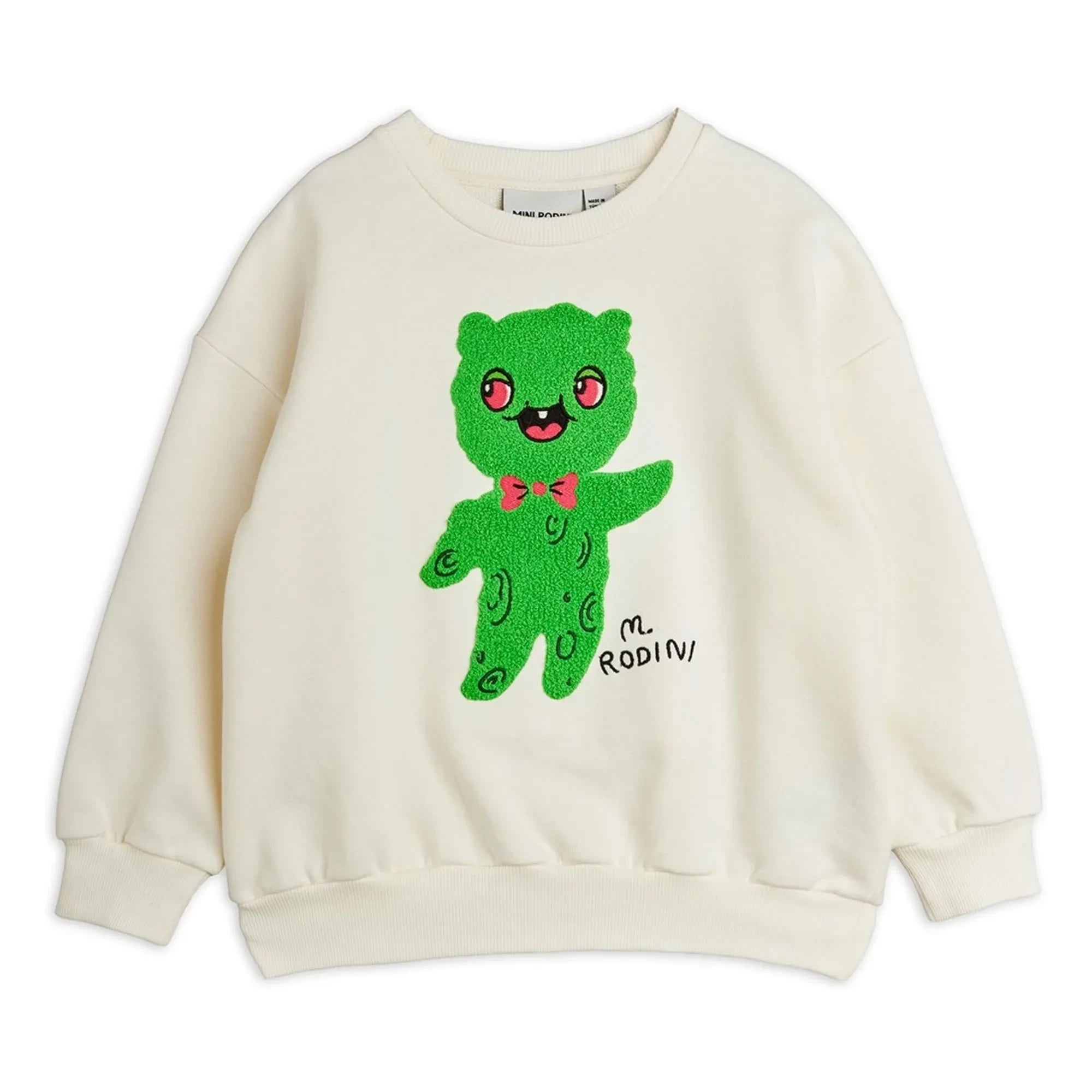 Mini Rodini - Alien Organic Cotton Sweatshirt | Ecru