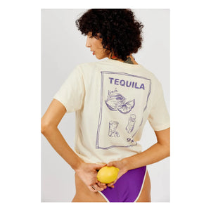 a.p - Tequila organic cotton T-shirt | Ecru