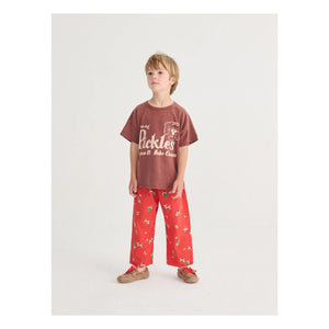Bobo Choses - Organic Cotton Farm Pants | Red
