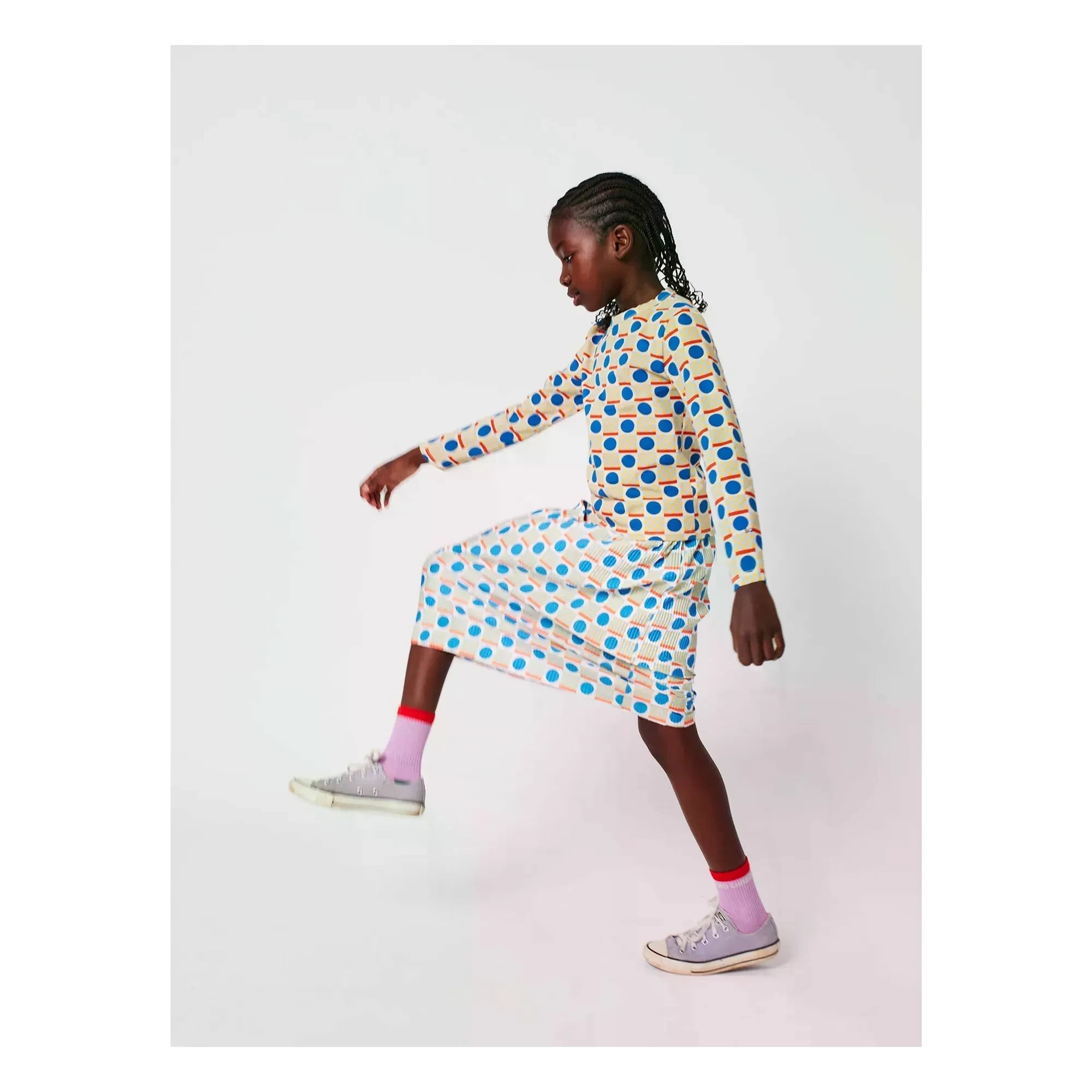 Bobo Choses - Geometric Midi Skirt | Ecru