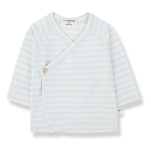 1+ in the family - Idara Striped T-Shirt | Light Blue