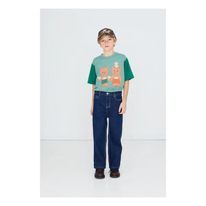 Tinycottons - Tea Room Organic Cotton T-Shirt | Green