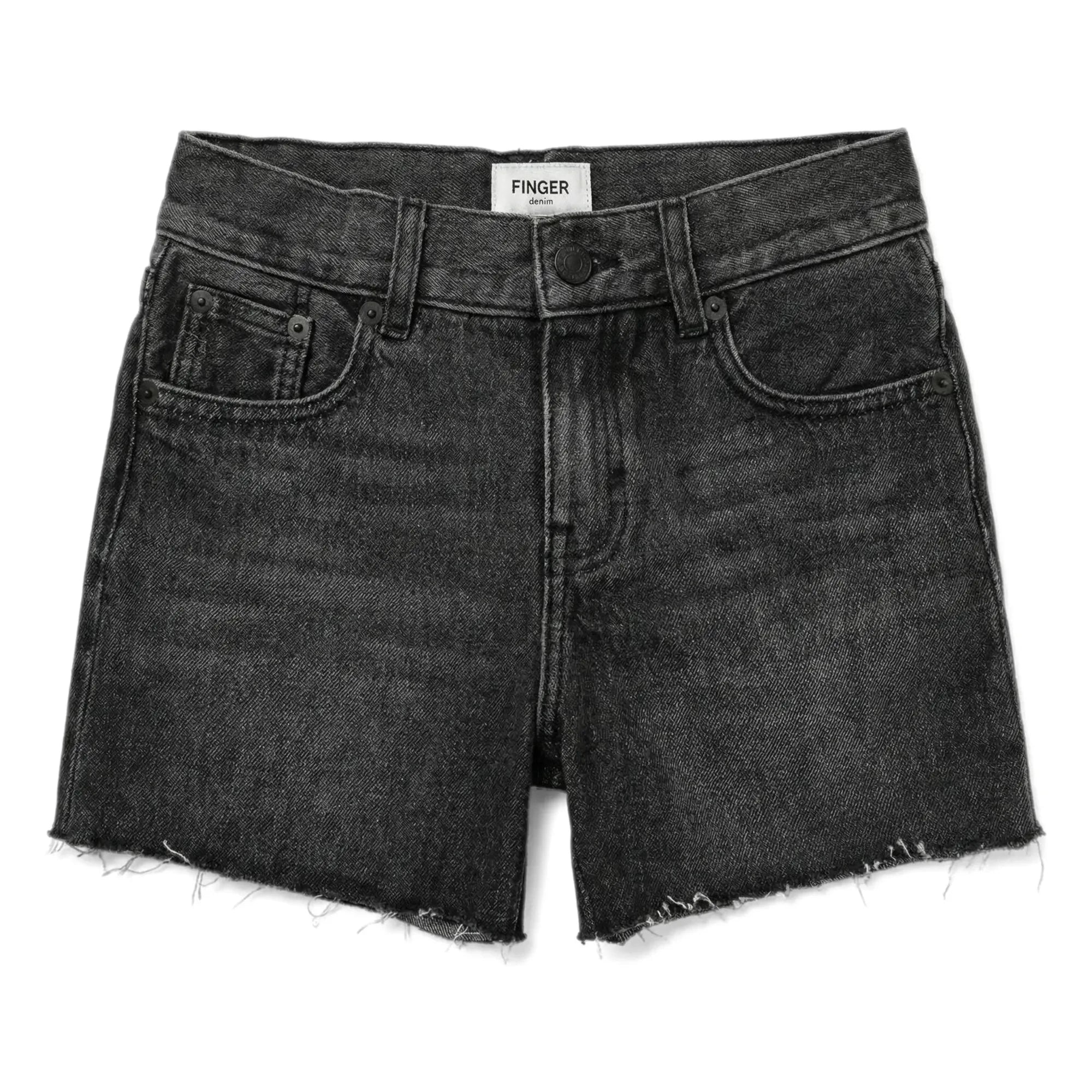Finger in the Nose - Denim Eva Shorts | Denim Gray