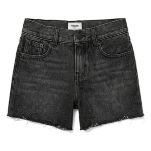 Finger in the Nose - Denim Eva Shorts | Denim Gray