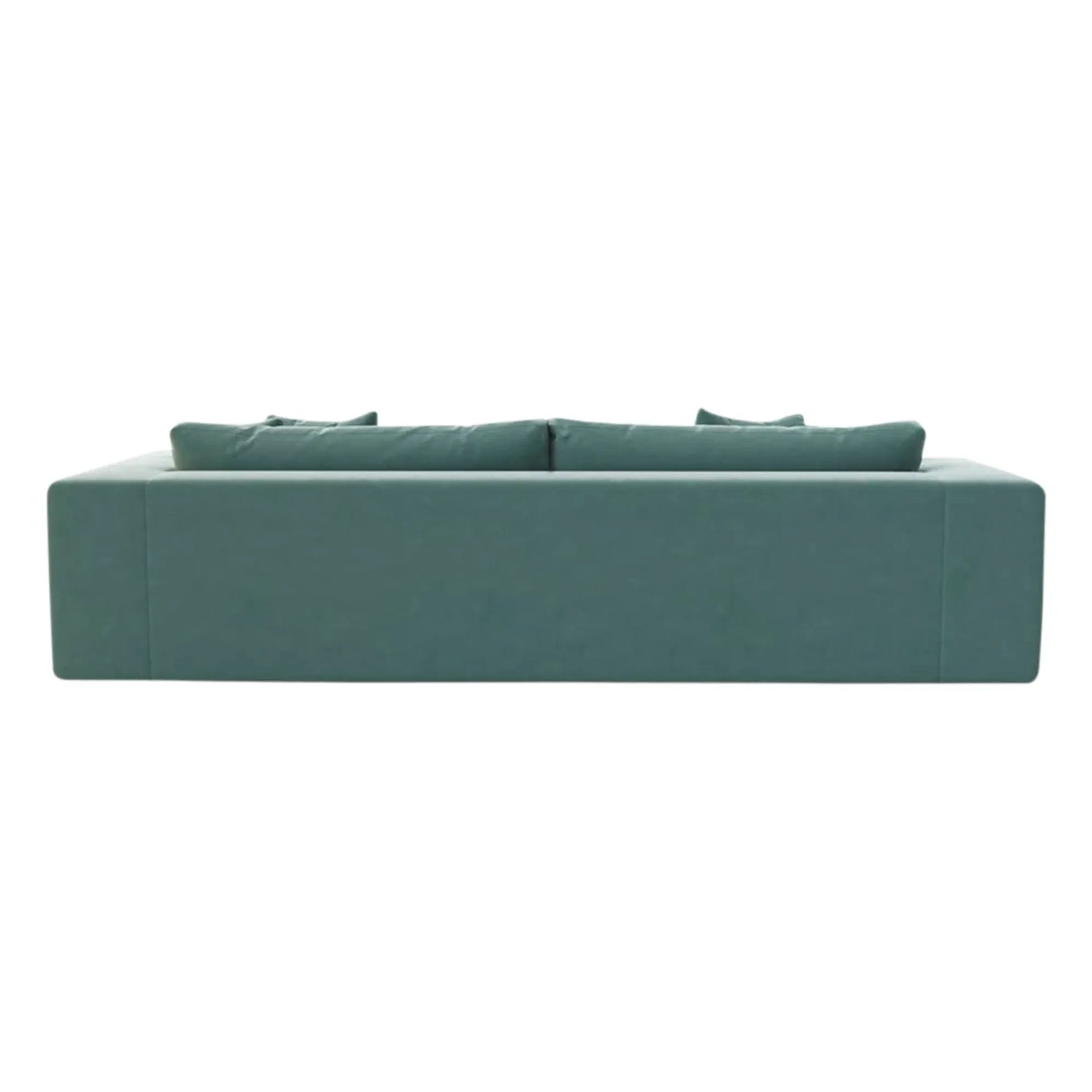 Panac Edition - Bellechasse Velvet Upholstered Sofa for 4 People - 275 cm | Cognac