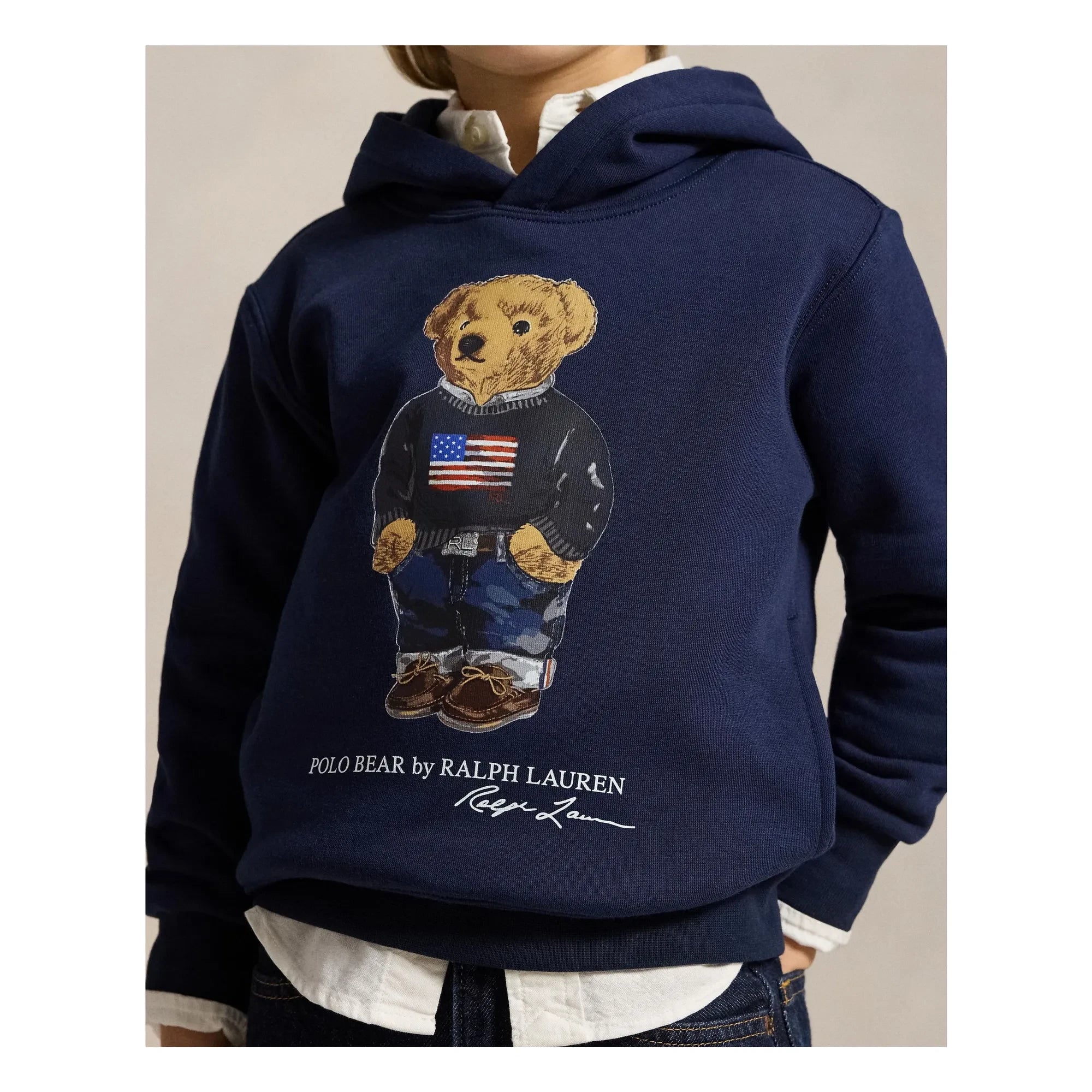 Ralph Lauren - Ayı Kapüşonlu Sweatshirt | Lacivert