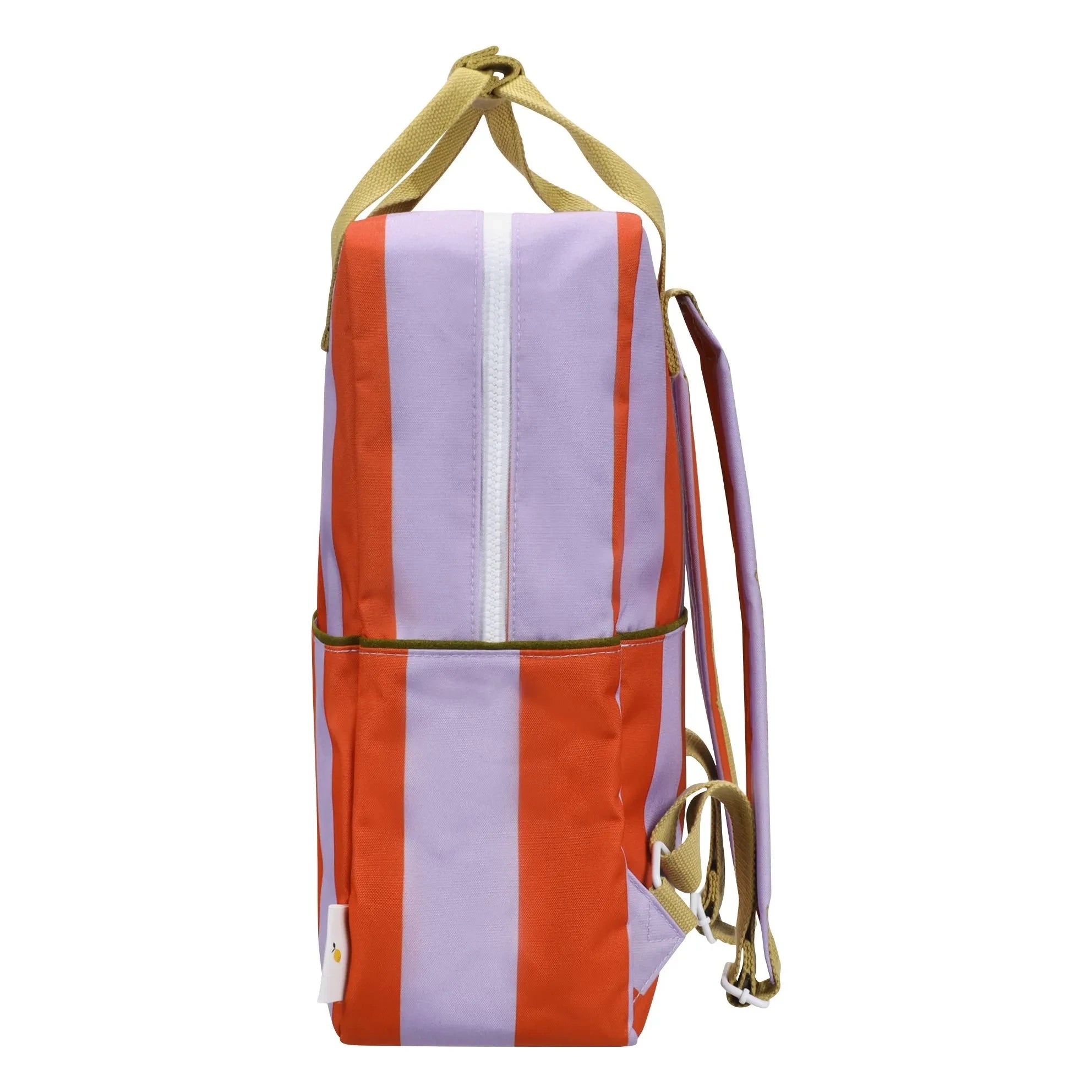 Sticky Lemon - Large Striped Backpack | Red