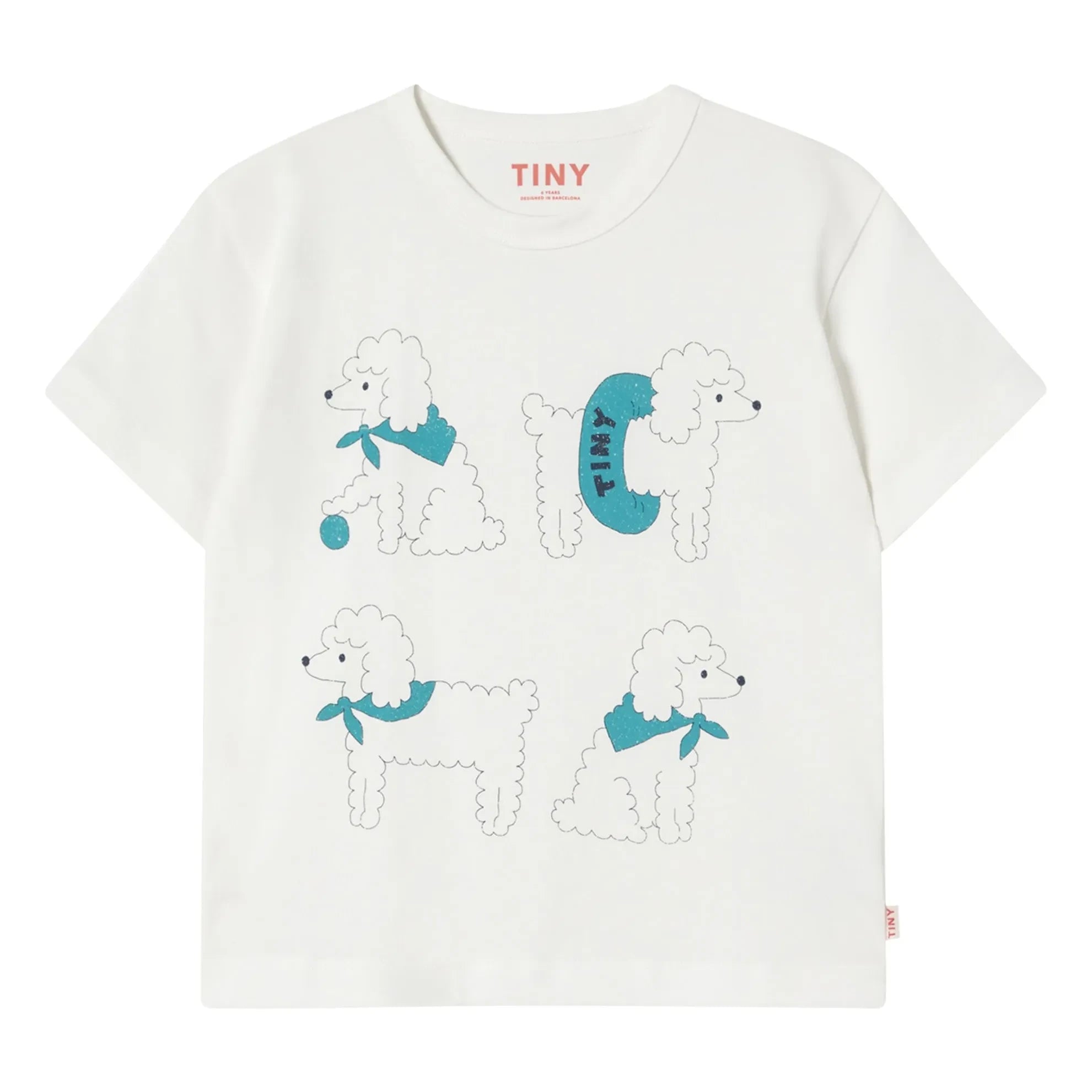 Tinycottons - Organic Cotton Dog T-Shirt | White