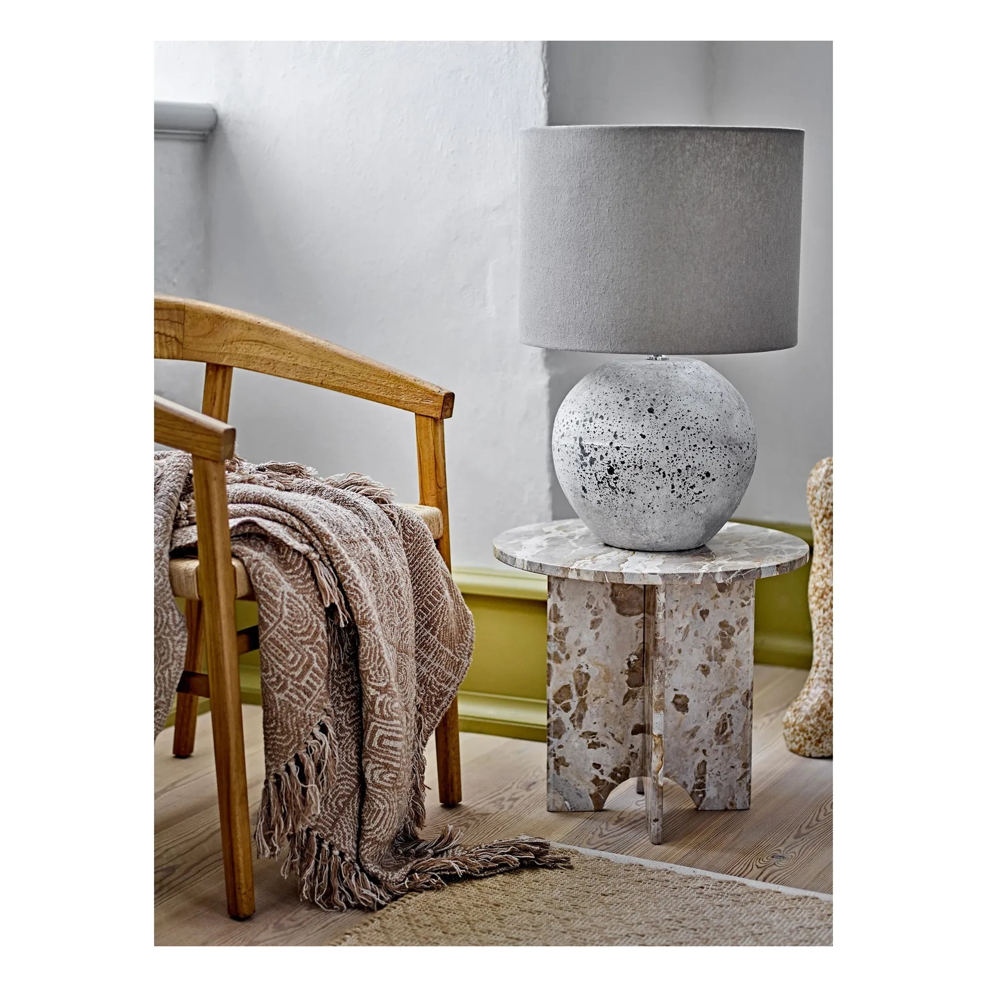 Bloomingville - Jasmia Marble Side Table | Brown