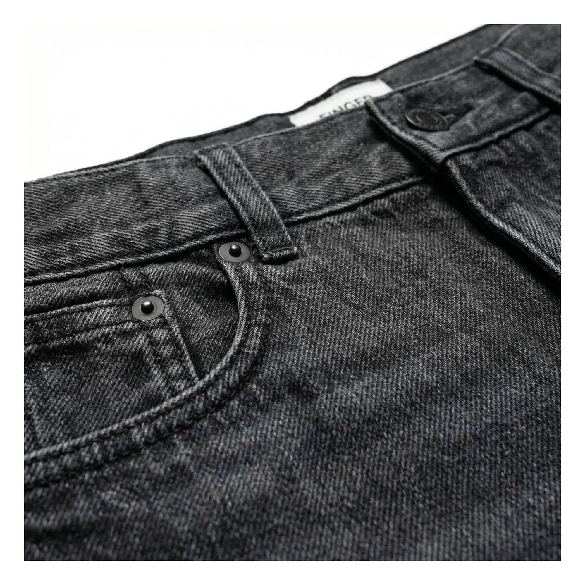 Finger in the Nose - Denim Eva Shorts | Denim Gray