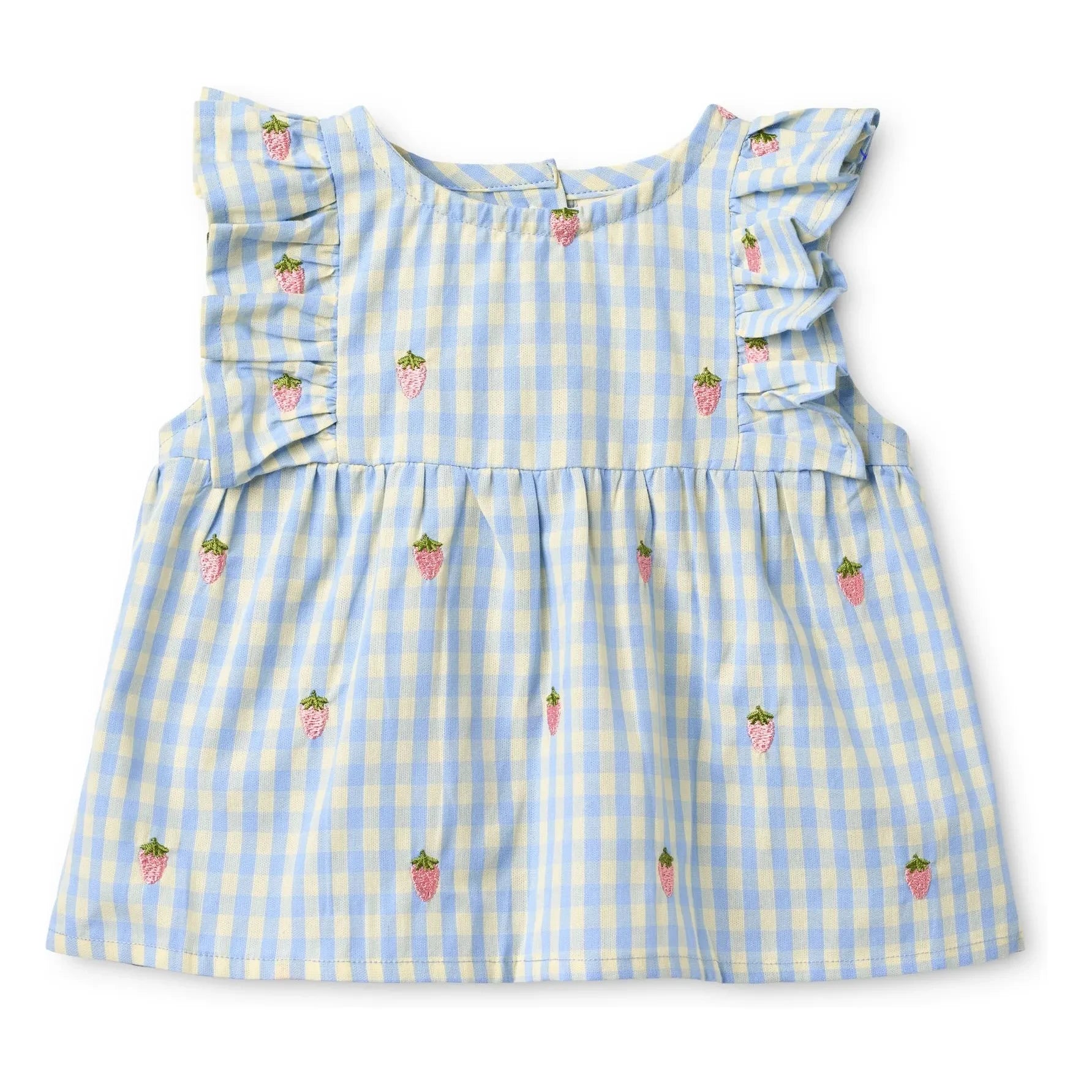 Flöss - Millie Vichy Top and Shorts Set | Light Blue