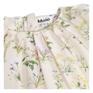 Molo - Christen Fleurie Organic Cotton Dress | Ecru