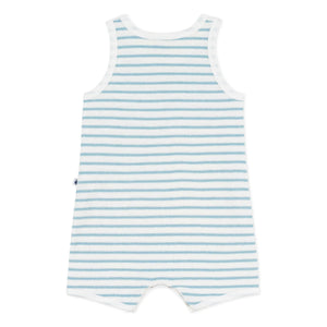 Petit Bateau - Çizgili Havlu Tulum | Mavi