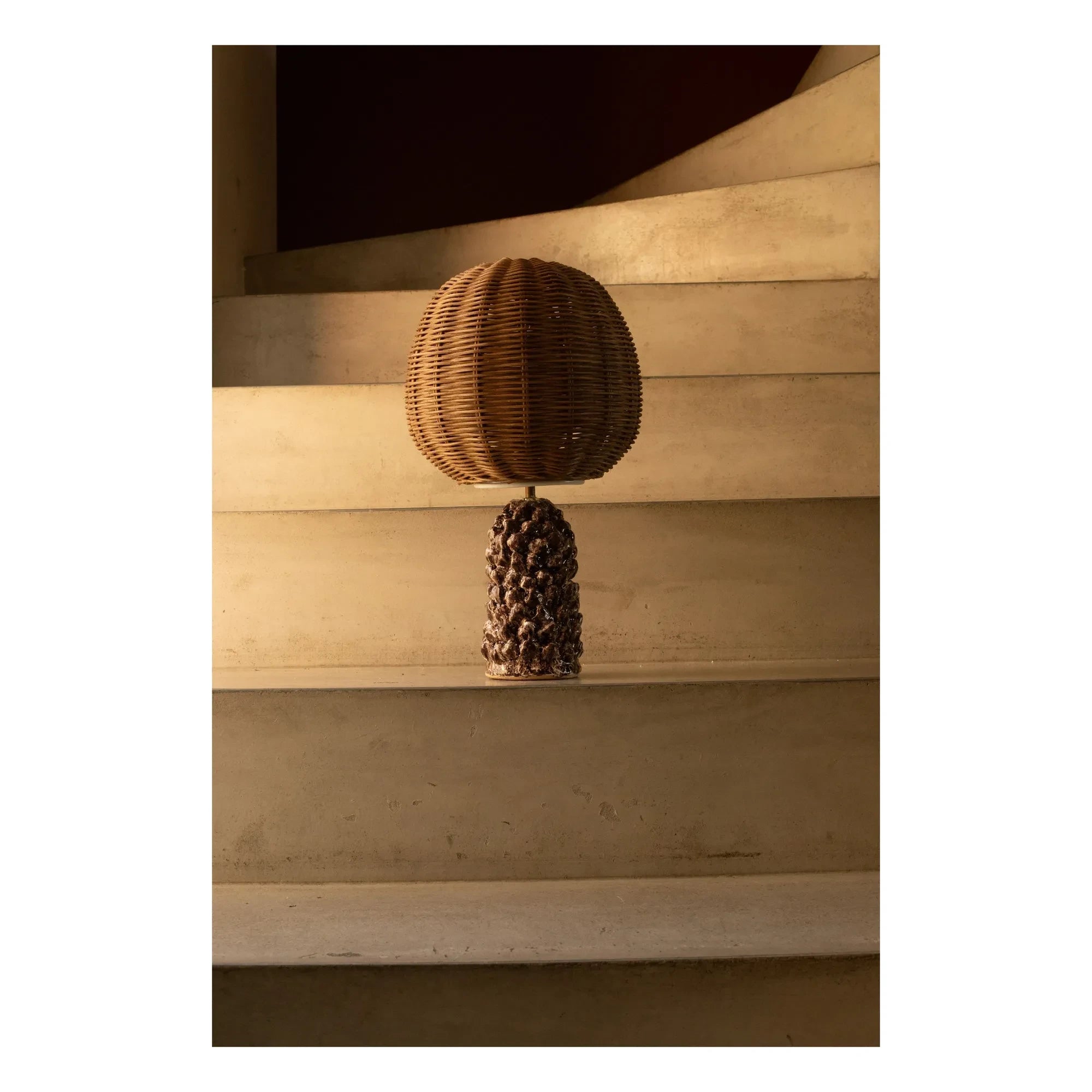 Honoré - Rose Table Lamp | Brown
