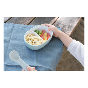 Kinto - Bonbo Compartmentalized Lunch Box | Gray Blue