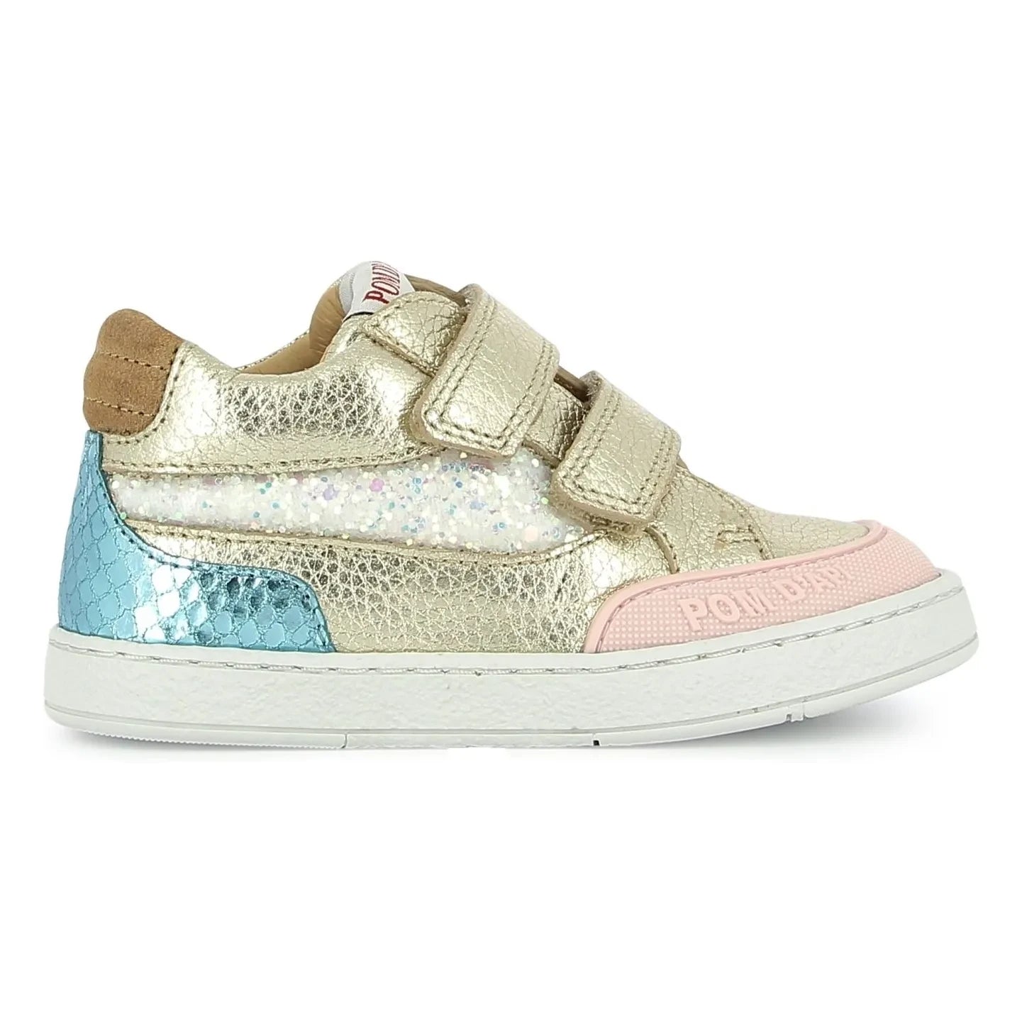 Pom d'Api - Backy Foam Sneakers | Gold