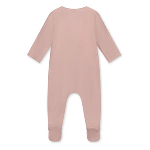 Gray Label - Organik pamuklu yenidoğan pijama | Pudra pembesi