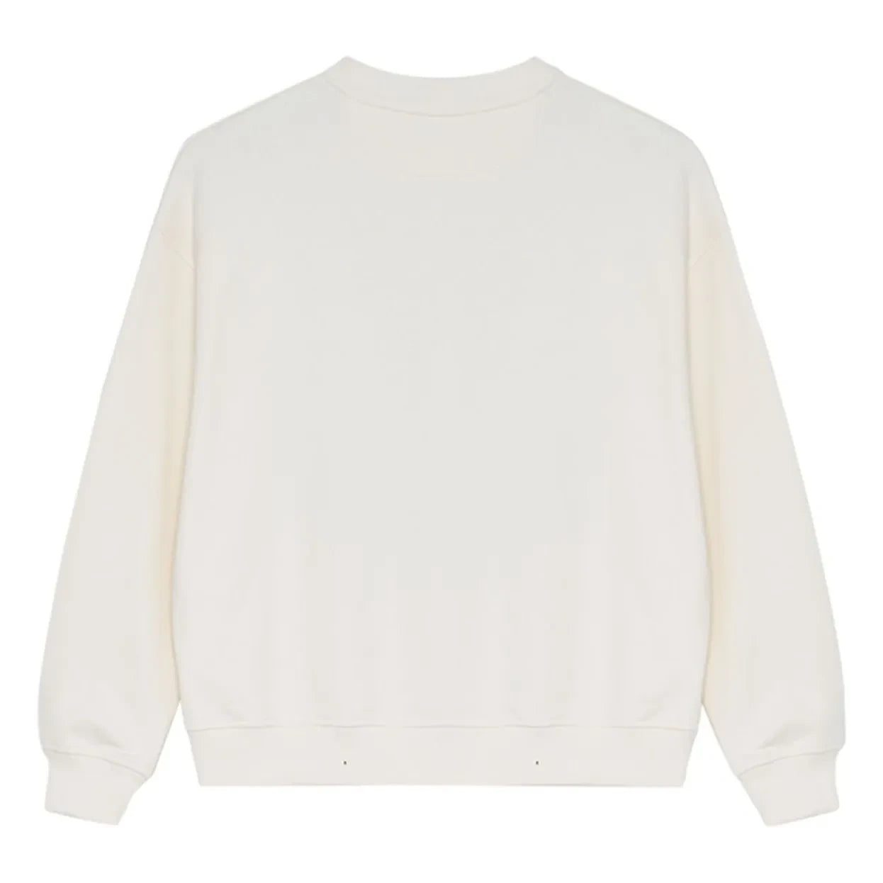 the new society - Cotton Sweatshirt | White