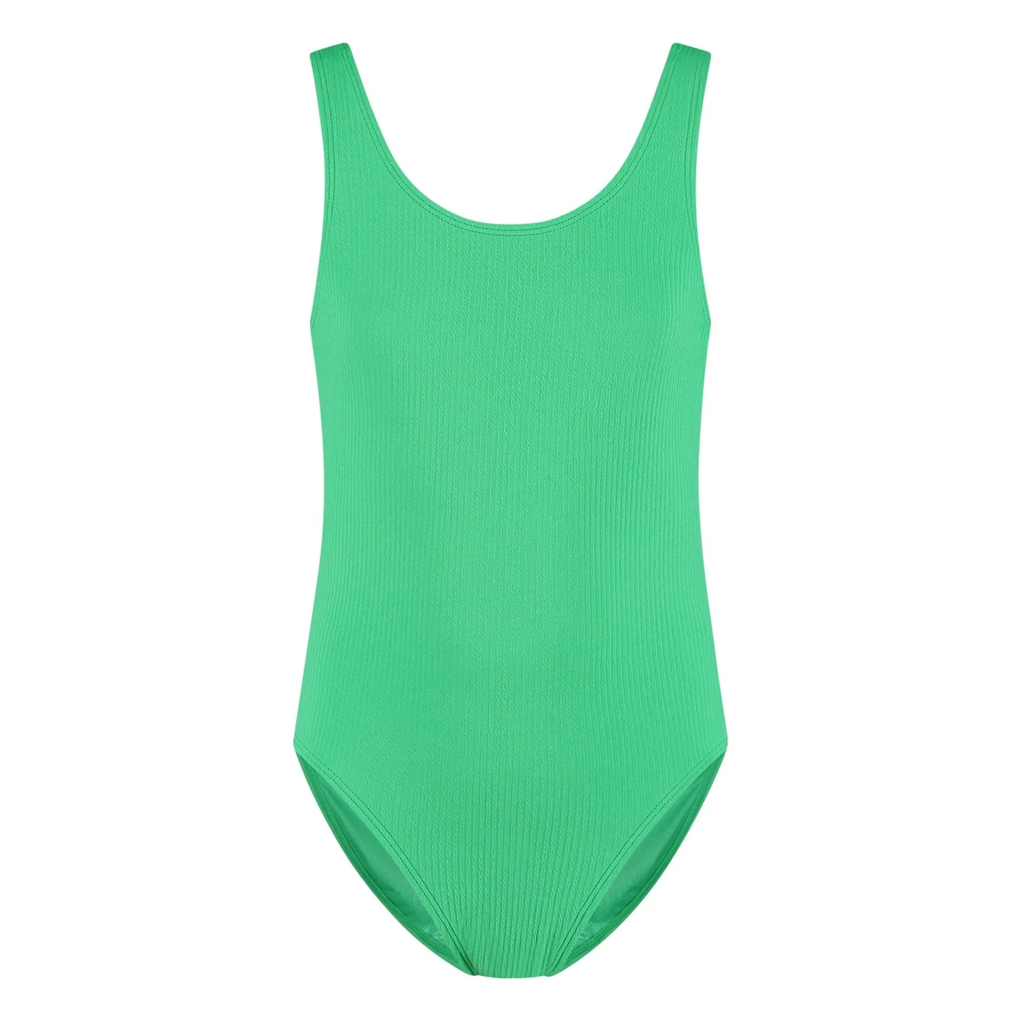 Beachlife - Uni Dokulu Geri Dönüştürülmüş Elyaf Mayo | Yeşil
