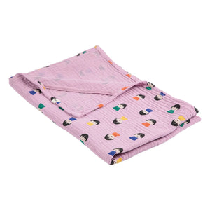 Bobo Choses - Pijama Uzun ve Bib Piyon Seti | Lila
