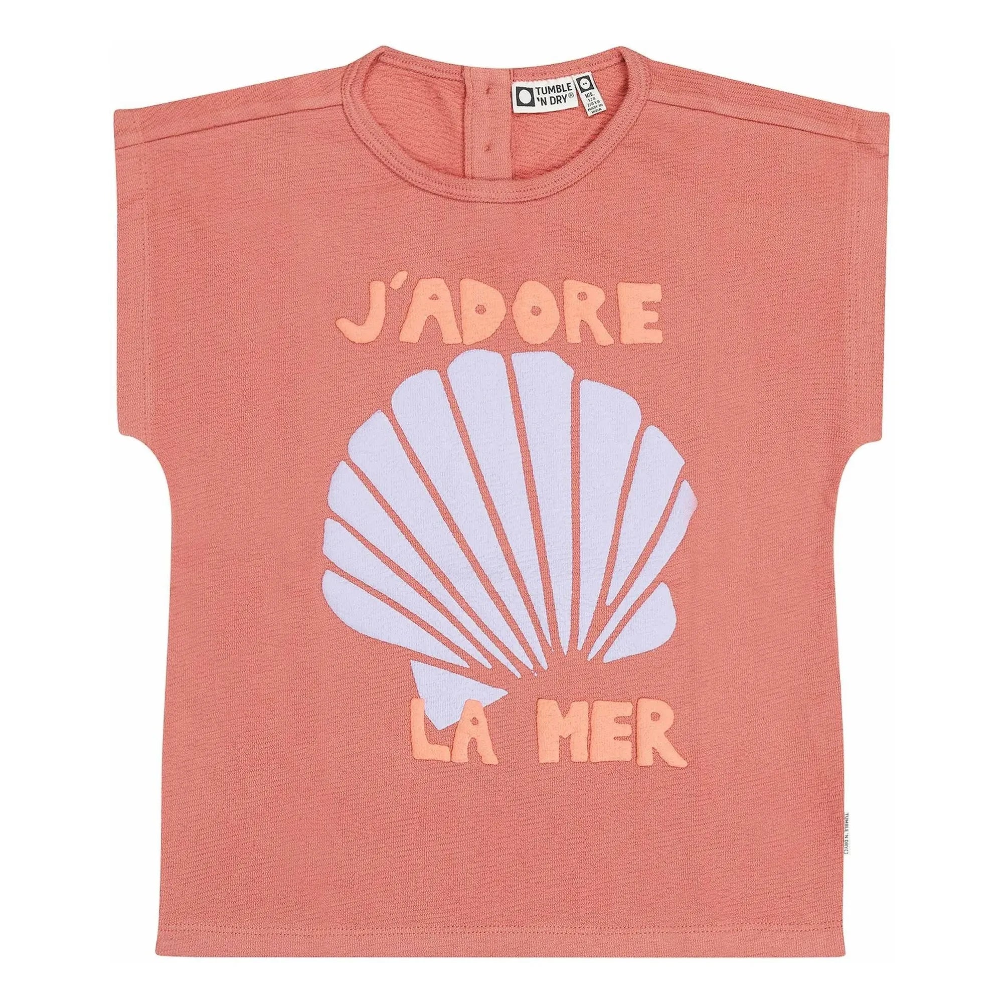 Tumble N'Dry - Pesca organik pamuklu T-shirt | Terracotta