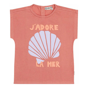 Tumble N'Dry - Pesca organik pamuklu T-shirt | Terracotta