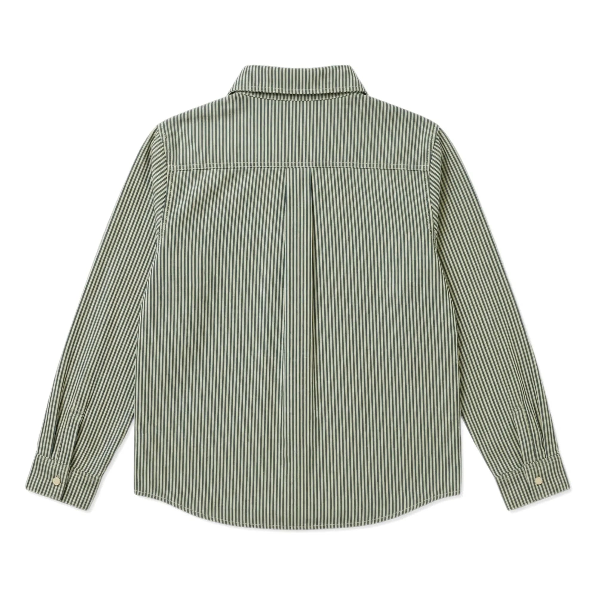 Hundred Pieces - Enzo Striped Shirt | Dark Green