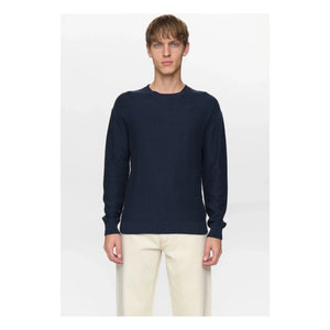 Anerkjendt - Akebbe Cotton Sweater | Dark Blue