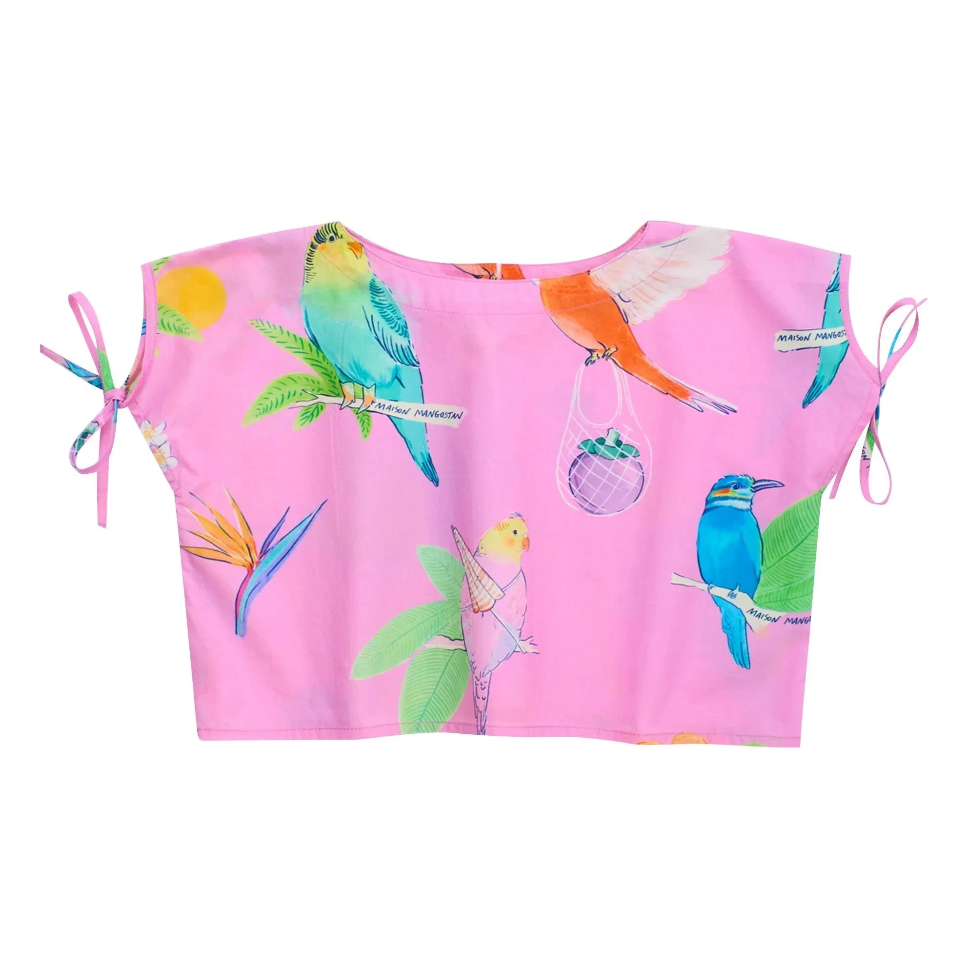 Maison Mangostan - Top Birds | Pink