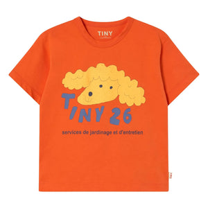 Tinycottons - Tiny 26 Organic Cotton Dog T-Shirt | Orange