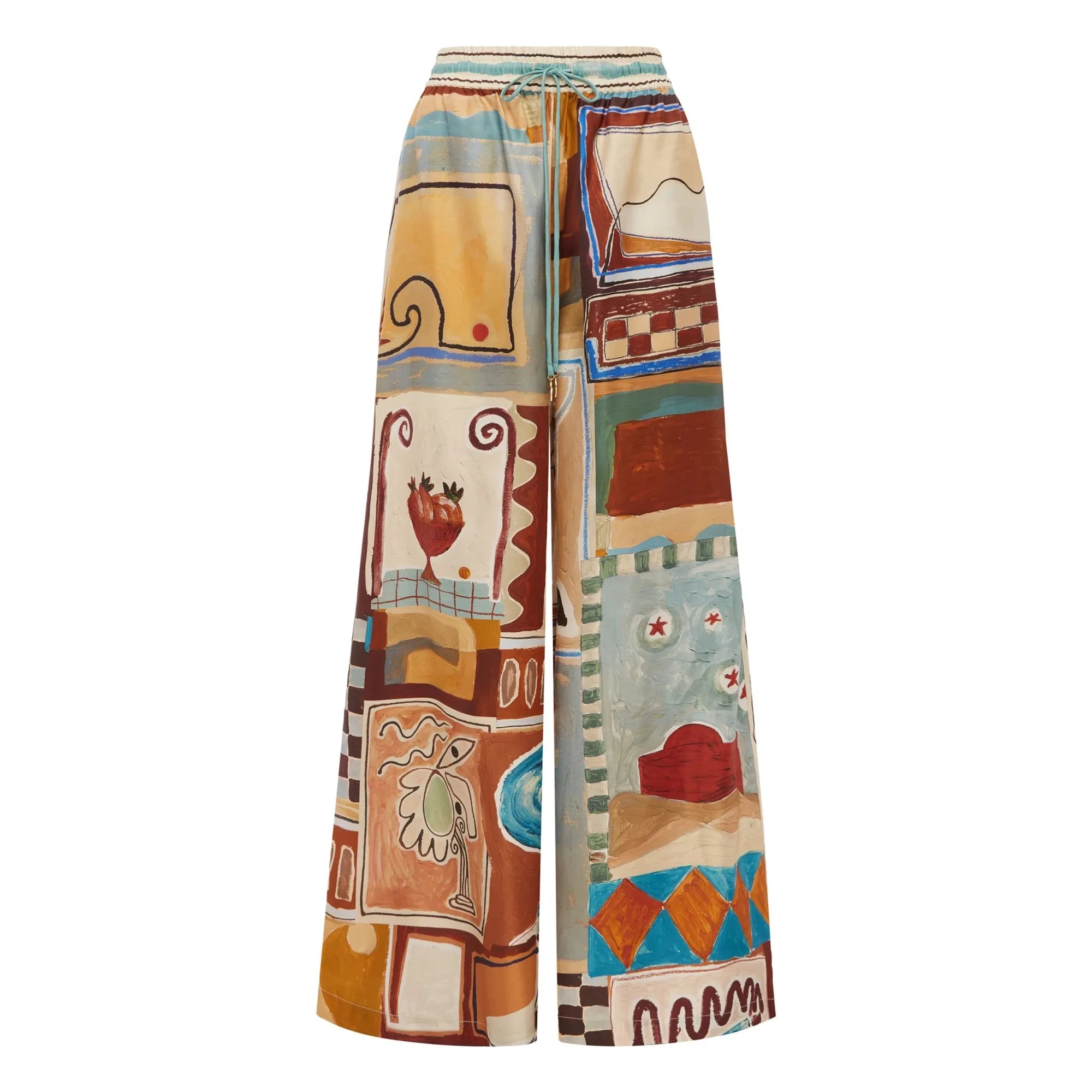 Alémais - Michelle Silk Trousers | Ecru