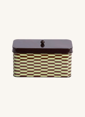 Present Time - Salerno Metal Storage Box | Brown