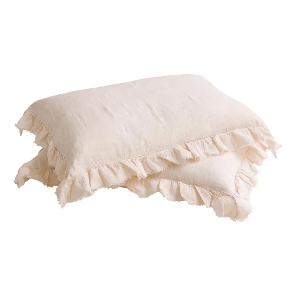 Maison de Vacances - Boho Washed Linen Pillowcase | Biche